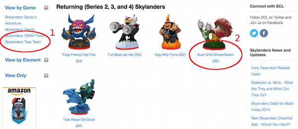 Finding Skylanders Figure Compatibility - Step 1