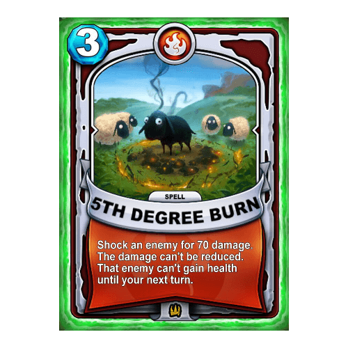 Fire Spell - 5th Degree Burn