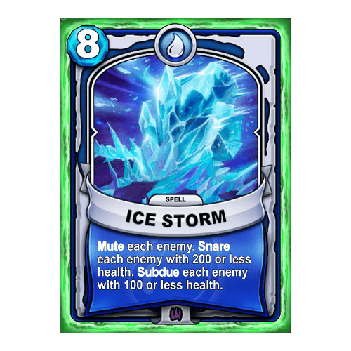 Water Spell - Ice Storm