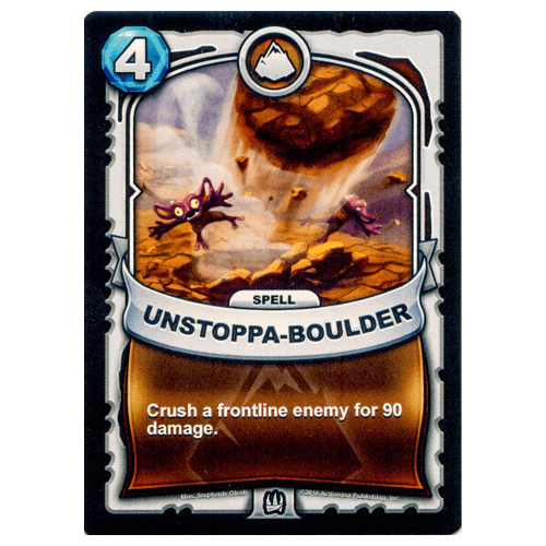 Earth Spell - Unstoppa-Boulder