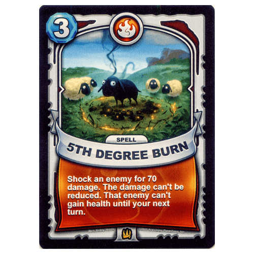 Skylanders Battlecast - 5th Degree Burn