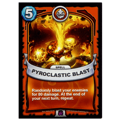 Skylanders Battlecast - Pyroclastic Blast