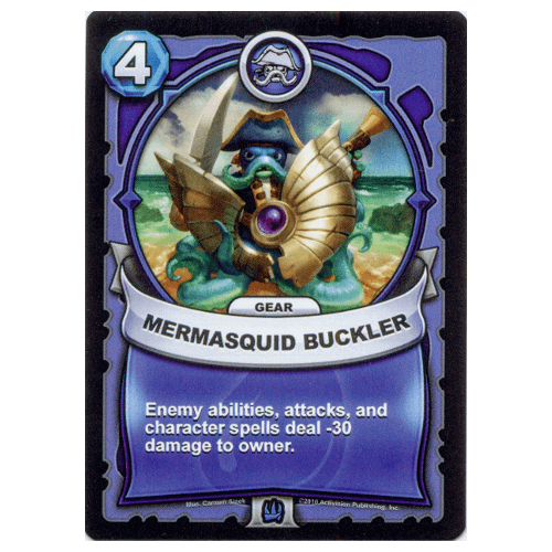 Skylanders Battlecast - Mermasquid Buckler