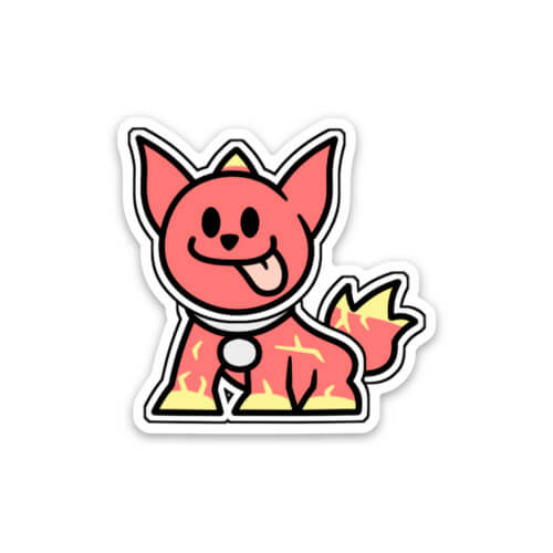 Hot Dog Sticker